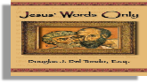 Jesus' Words Only.pdf